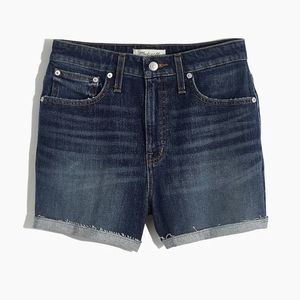 Madewell Curvy High-Rise Denim Shorts in Canterdale Wash